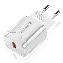Load image into Gallery viewer, Quick Charge 3.0 Adapter Universal USB Charger