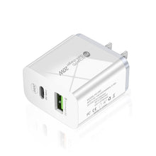 Load image into Gallery viewer, 20W PD USB Quick Charger 3.0 Plug