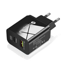 Load image into Gallery viewer, 20W PD USB Quick Charger 3.0 Plug