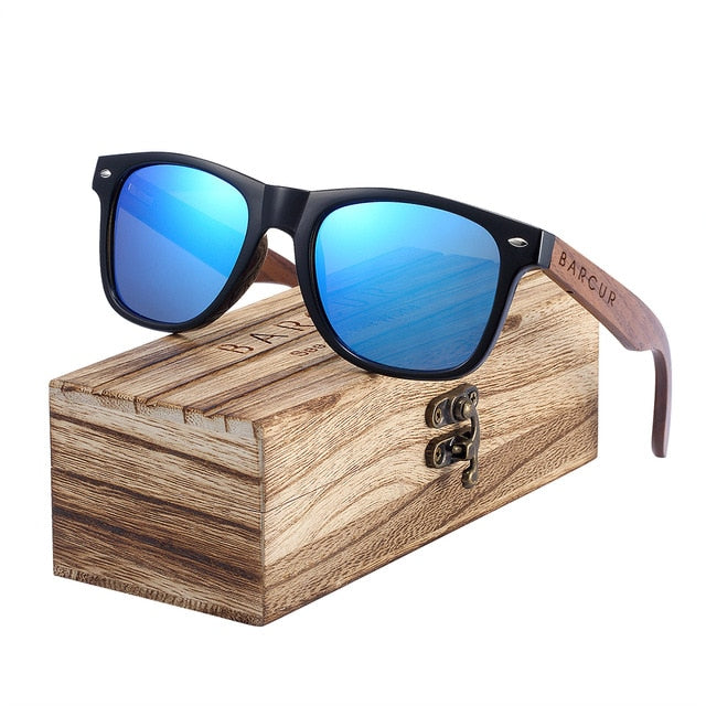BARCUR Natural Black Walnut Sunglasses – The Springberry Store