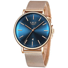 Load image into Gallery viewer, Lige Women&#39;s Ultra-thin Stainless Steel Watch - The Springberry Store