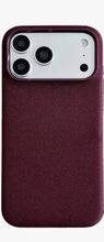Load image into Gallery viewer, Woven Magnetic iPhone Case - Cherry Red