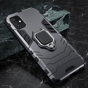 Shockproof Military-Grade Case For Samsung With Kickstand Ring