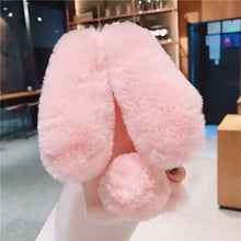 Load image into Gallery viewer, Plush Rabbit Fur Fluffy iPhone Case