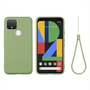Soft Silicone Case For Google Pixel With Lanyard