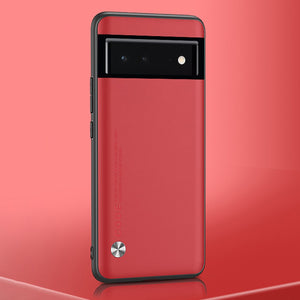 Luxury Shockproof Silicone Leather Case For Google Pixel