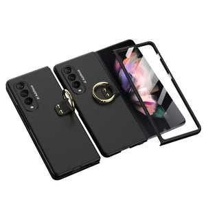 Ultra-Thin Full Protection Tempered Glass Hard Cover Case For Samsung Galaxy Z Fold