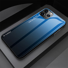 Load image into Gallery viewer, Gradient Tempered 9H Glass Case For iPhone