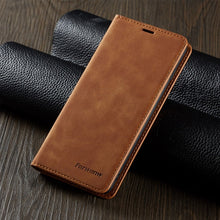 Load image into Gallery viewer, Luxury Shockproof Business Magnetic Leather Flip Case With Wallet For Huawei