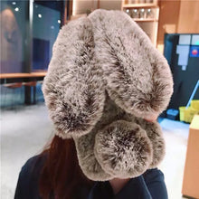Load image into Gallery viewer, Plush Rabbit Fur Fluffy iPhone Case