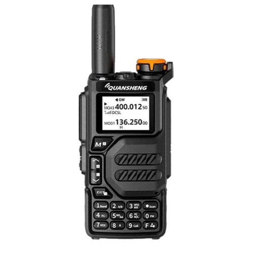 Quansheng UV-K5 Walkie-Talkie 5W Air Band Two Way Radio With Type-C Charging Cable