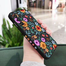 Load image into Gallery viewer, Floral Liquid Silicone Flower Case For Samsung Galaxy
