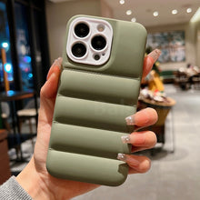 Load image into Gallery viewer, Shockproof Soft Silicone Down Jacket Airbag Case For iPhone
