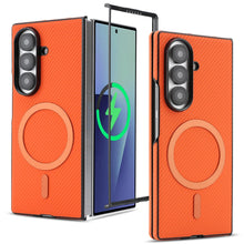 Load image into Gallery viewer, Carbon Fiber Military Grade Shockproof MagSafe Case for Samsung Galaxy Z Fold
