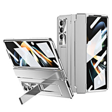 Load image into Gallery viewer, Plating Kickstand Leather Case With 360° Protection For Samsung Galaxy Z Fold