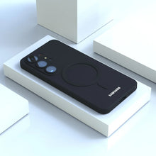 Load image into Gallery viewer, Soft Silicone Magnetic Samsung Galaxy Case