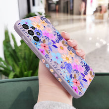 Load image into Gallery viewer, Floral Liquid Silicone Flower Case For Samsung Galaxy A Series