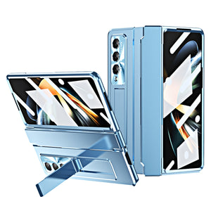 נרתיק עור משענת ציפוי עם הגנה של 360° עבור Samsung Galaxy Z Fold