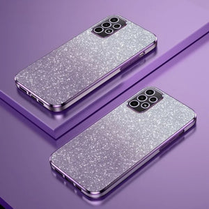 Luxury Plating Gradient Glitter Phone Case For Samsung Galaxy