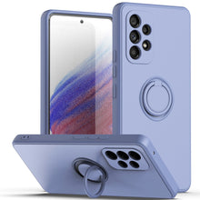Load image into Gallery viewer, Soft Silicone Case For Samsung Galaxy With Ring Holder Kickstand