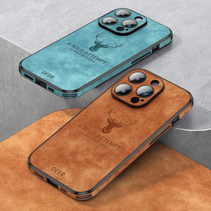 Luxury Shockproof Leather Case For iPhone