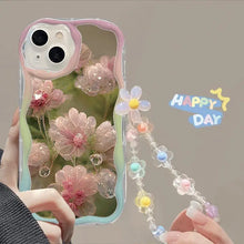 تحميل الصورة في عارض المعرض، Flower Bracelet Chain iPhone Case