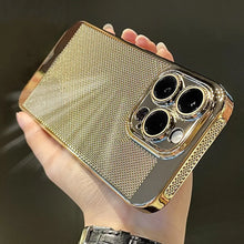 Load image into Gallery viewer, Glossy Plating Cool Feel Hard Back Case For iPhone