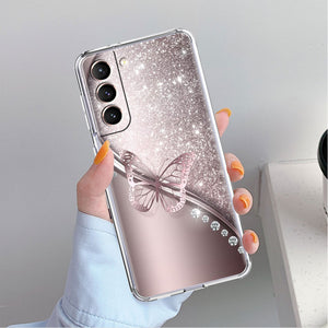 Love Bow Pattern Clear Case For Samsung Galaxy