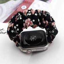 Load image into Gallery viewer, Cotton Elastic Scrunchies Band For Apple Watch