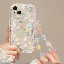 تحميل الصورة في عارض المعرض، Flower Bracelet Chain iPhone Case
