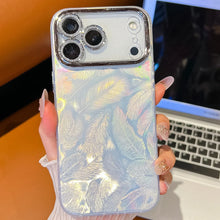 تحميل الصورة في عارض المعرض، Colorful Feather Plating iPhone Case