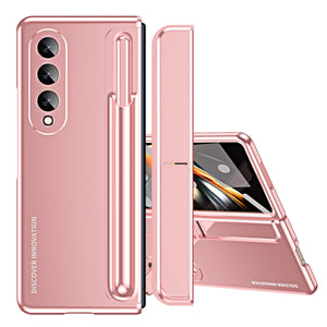 נרתיק עור משענת ציפוי עם הגנה של 360° עבור Samsung Galaxy Z Fold