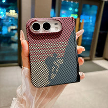 تحميل الصورة في عارض المعرض، Carbon Fiber Ultra-Thin Magnetic iPhone Duo Case Fold