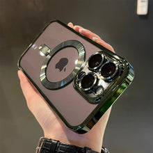 Load image into Gallery viewer, Shockproof Silicone Luxury Magsafe Clear Case For iPhone
