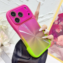 Load image into Gallery viewer, Holographic Aurora Glitter iPhone Case