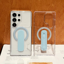 Load image into Gallery viewer, Clear Card Holder MagSafe Samsung Galaxy Case