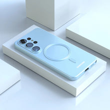 Load image into Gallery viewer, Soft Silicone Magnetic Samsung Galaxy Case