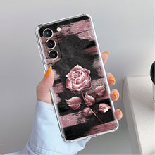 Load image into Gallery viewer, Love Bow Floral Clear Case For Samsung Galaxy