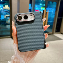 تحميل الصورة في عارض المعرض، Carbon Fiber Ultra-Thin Magnetic iPhone Duo Case Fold