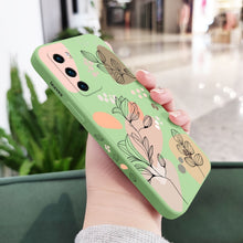 Load image into Gallery viewer, Liquid Silicone Abstract Plants Phone Case For Huawei P Series