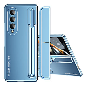 נרתיק עור משענת ציפוי עם הגנה של 360° עבור Samsung Galaxy Z Fold