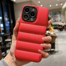 Load image into Gallery viewer, Shockproof Soft Silicone Down Jacket Case For iPhone