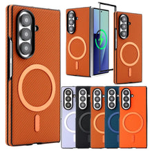 Load image into Gallery viewer, Carbon Fiber Military Grade Shockproof MagSafe Case for Samsung Galaxy Z Fold