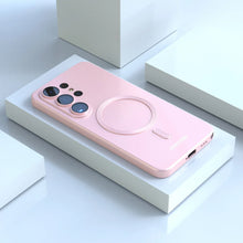Load image into Gallery viewer, Soft Silicone Magnetic Samsung Galaxy Case