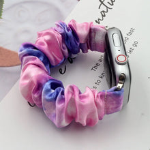 Load image into Gallery viewer, Cotton Elastic Scrunchies Band For Apple Watch