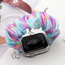 Load image into Gallery viewer, Cotton Elastic Scrunchies Band For Apple Watch