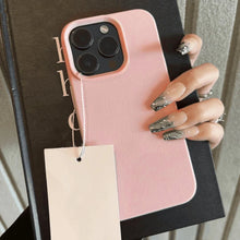 Load image into Gallery viewer, Leather iPhone Case - Pink