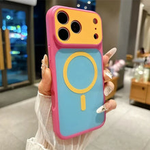 Load image into Gallery viewer, Candy Color Block MagSafe iPhone Case — Colorful Magnetic Cover