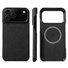 تحميل الصورة في عارض المعرض، Lychee Cowhide Leather MagSafe iPhone Case