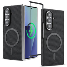 Load image into Gallery viewer, Carbon Fiber Military Grade Shockproof MagSafe Case for Samsung Galaxy Z Fold